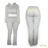 So Cozy Grey Fleece Sweatsuit